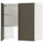 METOD wall cb f extr hood w shlf/door, white/Havstorp brown-beige, 80x80 cm