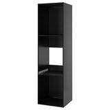 METOD high cabinet f built-in appliances, black-grey, 60x60x220 cm