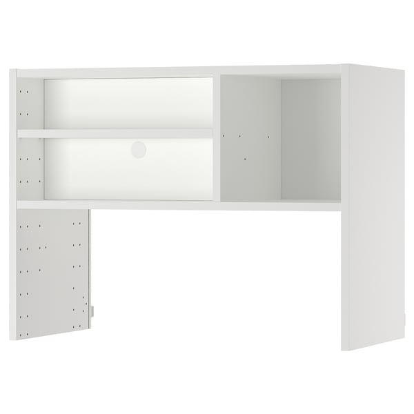 METOD wall cabinet f b-in extractor hood, white, 80x37x60 cm