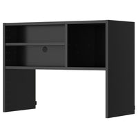 METOD wall cabinet f b-in extractor hood, black-grey, 80x37x60 cm