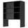 METOD - METOD Wall cb frm f b-in extractor hood, black-grey, 80x37x100 cm