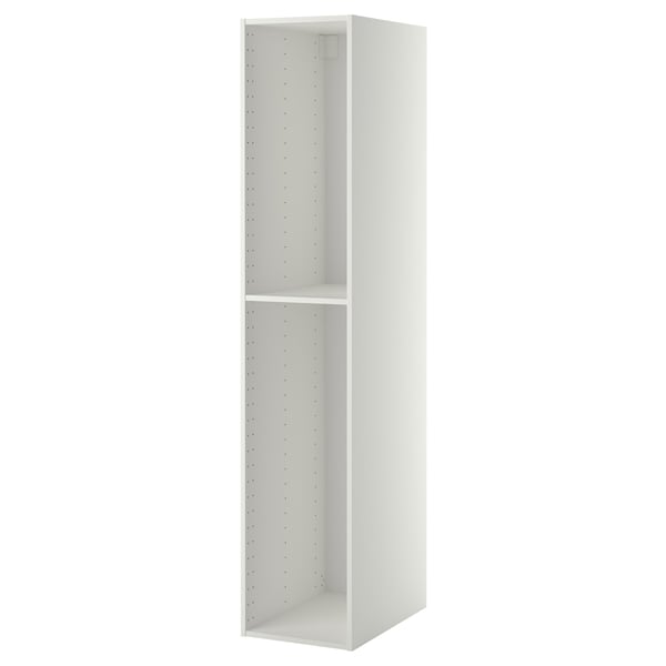 METOD high cabinet, white, 40x60x200 cm