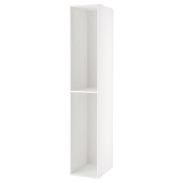 METOD high cabinet, white, 40x60x220 cm