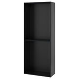 METOD high cabinet, black-grey, 80x37x200 cm