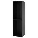 METOD high cabinet, black-grey, 60x60x220 cm