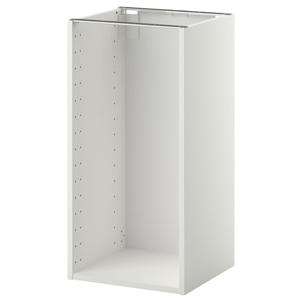METOD base cabinet, white, 40x37x80 cm