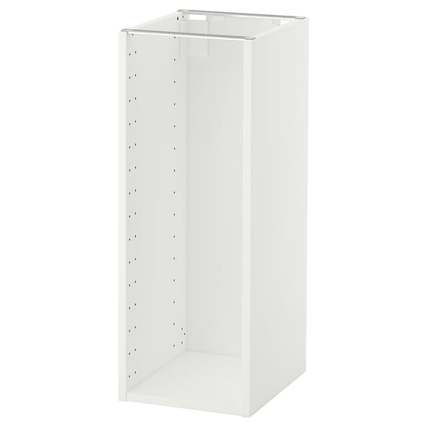 METOD base cabinet frame, white, 30x37x80 cm