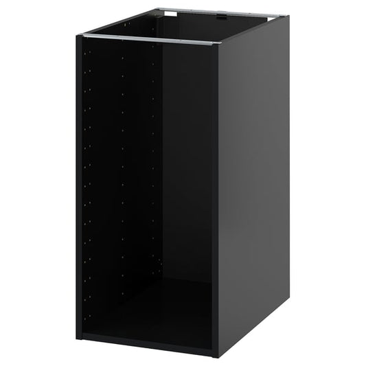 METOD - METOD Base cabinet frame, black-grey, 40x60x80 cm