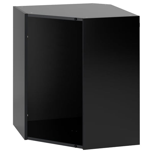 METOD Corner Cabinet Frame, black-grey, 68x37x80 cm
