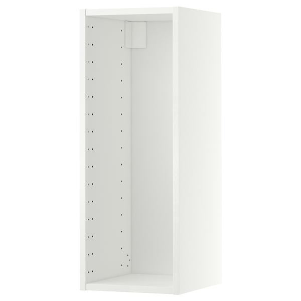 METOD wall cabinet, white, 30x37x80 cm