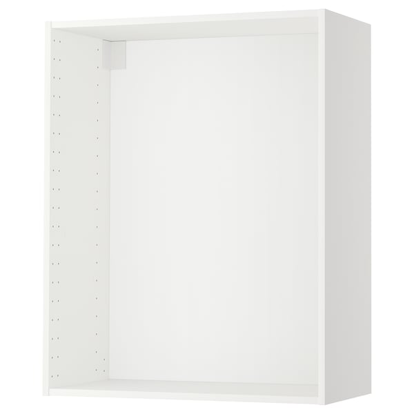 METOD wall cabinet, white, 80x37x100 cm