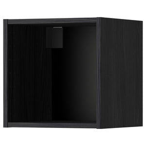 METOD wall cabinet frame, black-grey, 40x37x40 cm