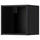 METOD wall cabinet frame, black-grey, 40x37x40 cm