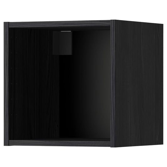METOD - METOD Wall cabinet frame, black-grey, 40x37x40 cm