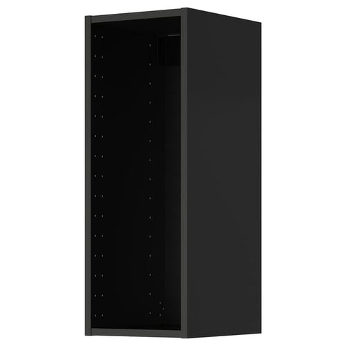 METOD - METOD Wall cabinet frame, black-grey, 30x37x80 cm