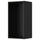METOD - METOD Wall cabinet frame, black-grey, 40x37x80 cm