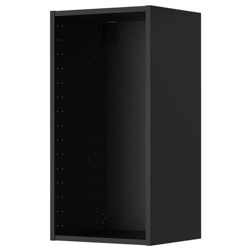 METOD - METOD Wall cabinet frame, black-grey, 40x37x80 cm