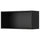 METOD wall cabinet frame, black-grey, 80x37x40 cm