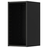METOD wall cabinet, black-grey, 30x37x60 cm