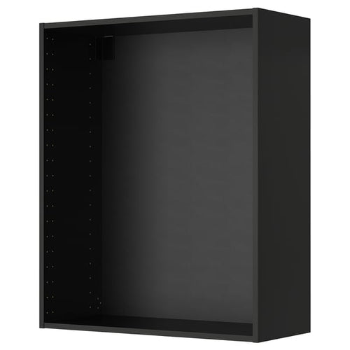 METOD Cabinet frame, black-grey, 80x37x100 cm