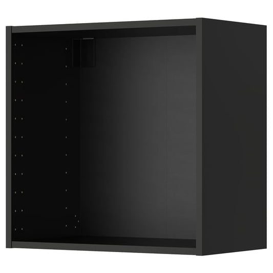 METOD - METOD Wall cabinet frame, black-grey, 60x37x60 cm