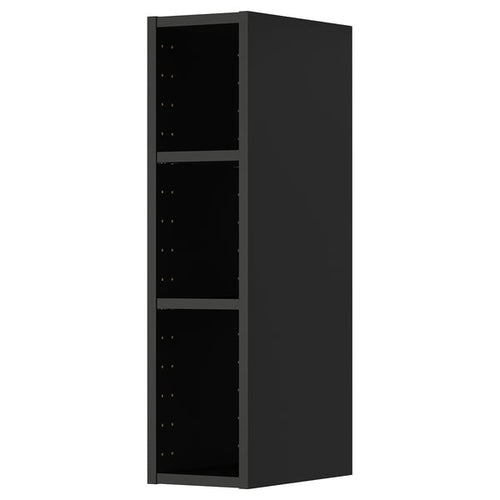 METOD - METOD Wall cabinet frame, black-grey, 20x37x80 cm