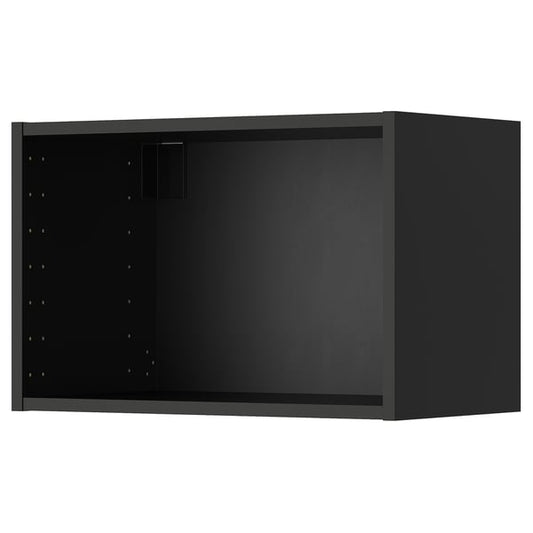 METOD - METOD Wall cabinet frame, black-grey, 60x37x40 cm