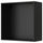 METOD wall cabinet frame, black-grey, 80x37x80 cm