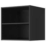 METOD top cabinet with ventilation, black-grey, 60x60x60 cm