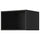 METOD - METOD Fridge/freezer top cabinet frame, black-grey, 60x60x40 cm