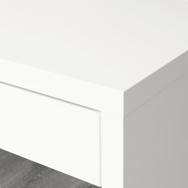 MICKE desk, white, 73x50 cm