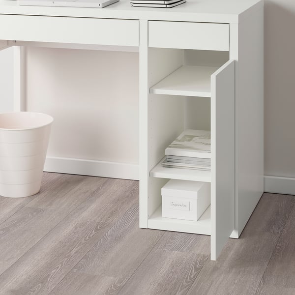 MICKE desk, white, 105x50 cm