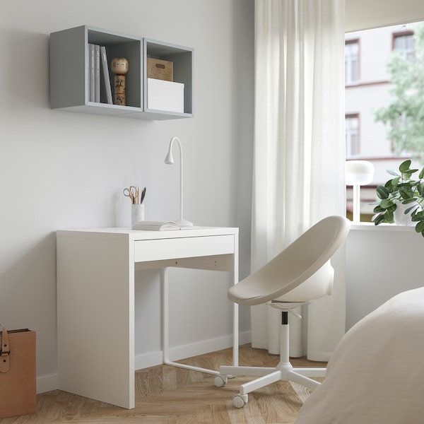 MICKE - Desk, white, 73x50 cm