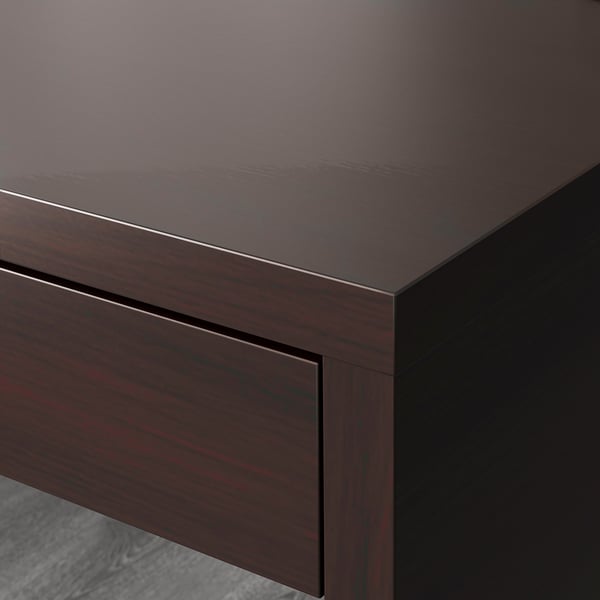 MICKE - MICKE Desk, black-brown, 142x50 cm