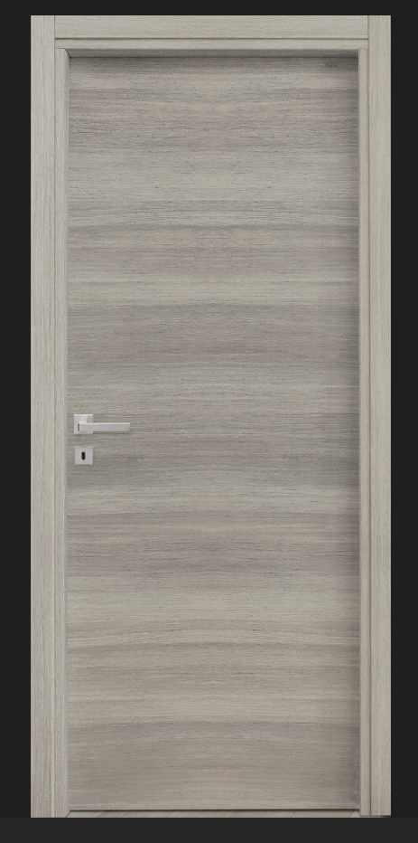 Bricocenter DOOR MICRO GRAY 210X70 ASH HINGED