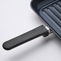 MIDDAGSMAT - Grill pan, non-stick coating/stainless steel, 28x28 cm