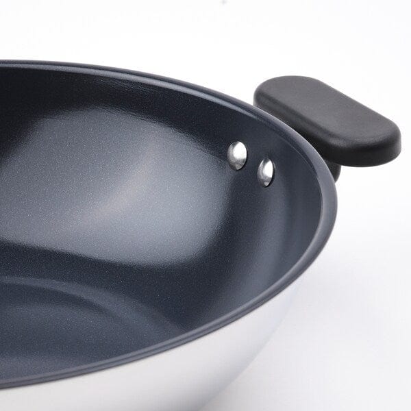 Ikea MIDDAGSMAT - Wok, non-stick coating/stainless steel, 28 cm