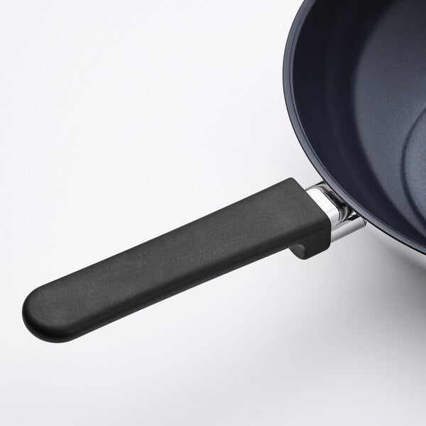 MIDDAGSMAT - Wok, non-stick coating/stainless steel, 28 cm