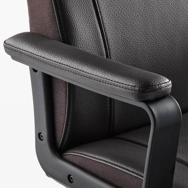 MILLBERGET swivel chair, Murum dark brown, 70 cm