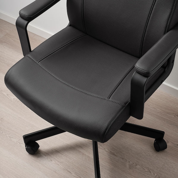 MILLBERGET Swivel chair - Murum dark brown ,