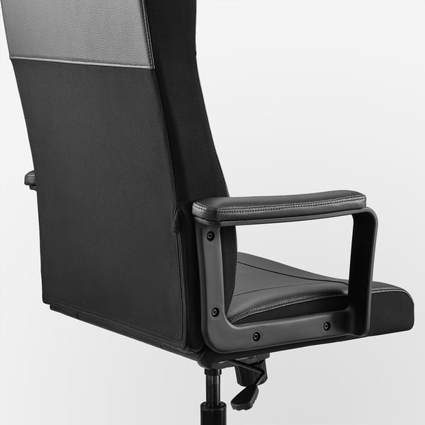 MILLBERGET swivel chair, Murum black, 70 cm