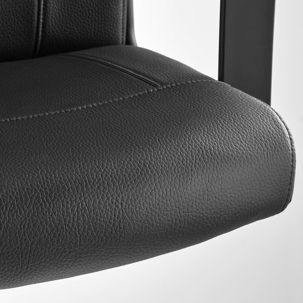 MILLBERGET swivel chair, Murum black, 70 cm