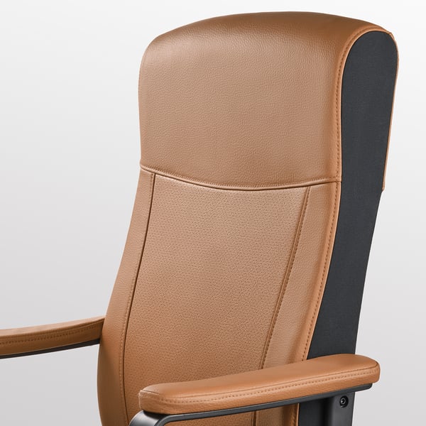 MILLBERGET swivel chair, Murum golden-brown, 70 cm