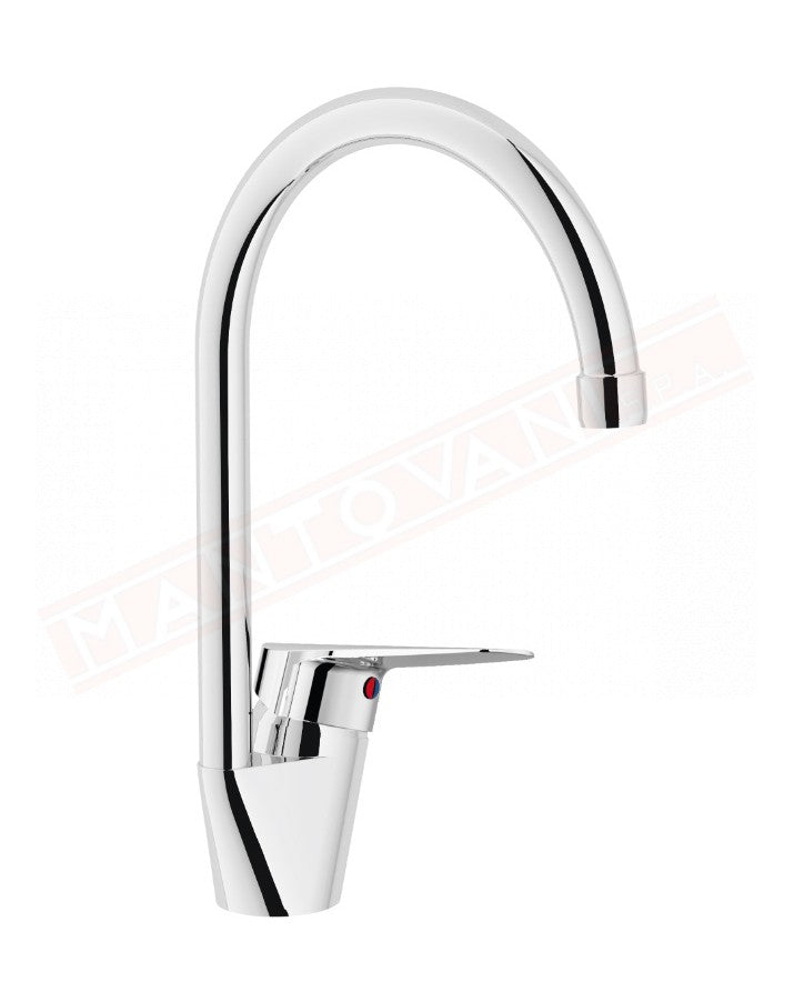 Kitchen mixer with swivel spout No