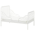 MINNEN extendable bed, white, 80x200 cm