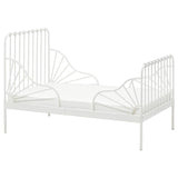 MINNEN extendable bed, white, 80x200 cm