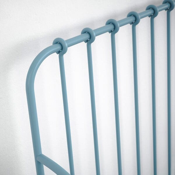 Ikea MINNEN - Ext bed frame grey-blue, 80x200 cm