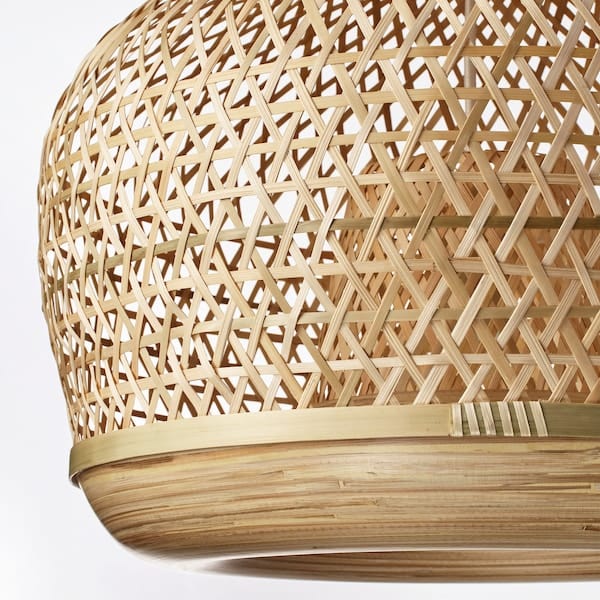 Ikea MISTERHULT - Pendant lamp, bamboo/handmade, 45 cm