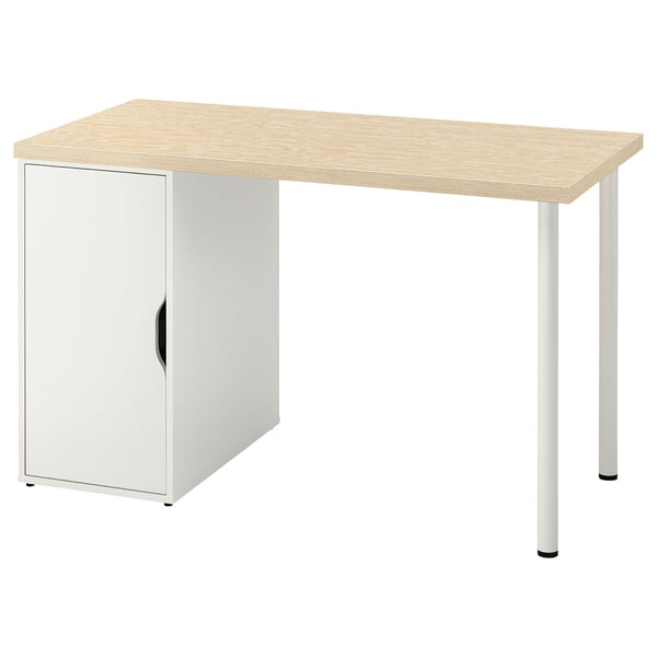 MITTCIRKEL / ALEX desk, lively pine effect/white