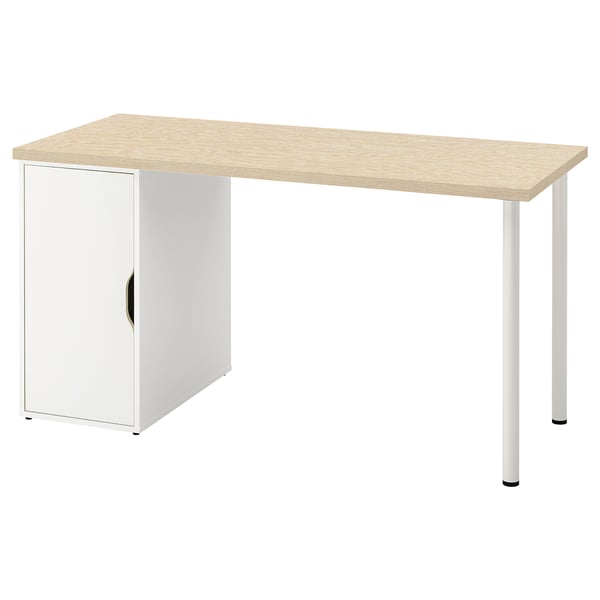MITTCIRKEL / ALEX desk, lively pine effect/white